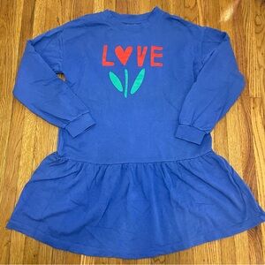 Hanna Andersson ❤️ French terry LOVE dress in size 10 and 12